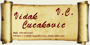 Vidak Čučaković vizit kartica
